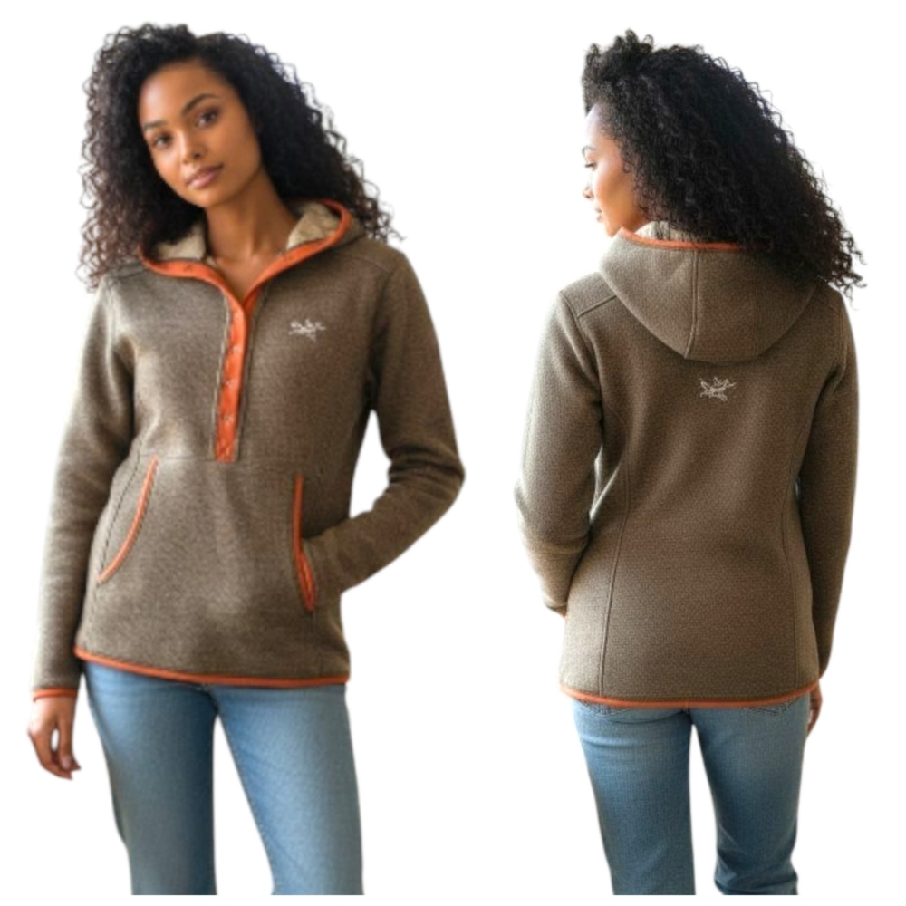 Arc'teryx Brown and Orange Women's Hoodie